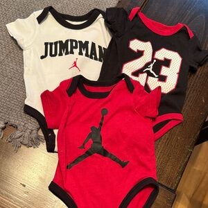 Jordan Kids One Pieces - Red, Black, White